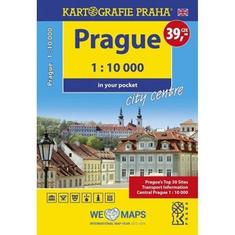 neuveden: Prague - 1:10 000 in your pocket city centre