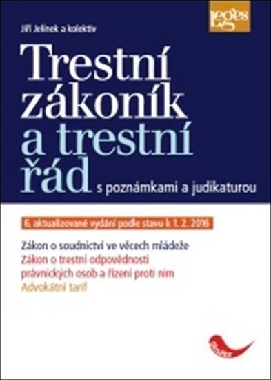 Jelínek Jiří: Trestní zákoník a trestní řád s poznámkami a judikaturou