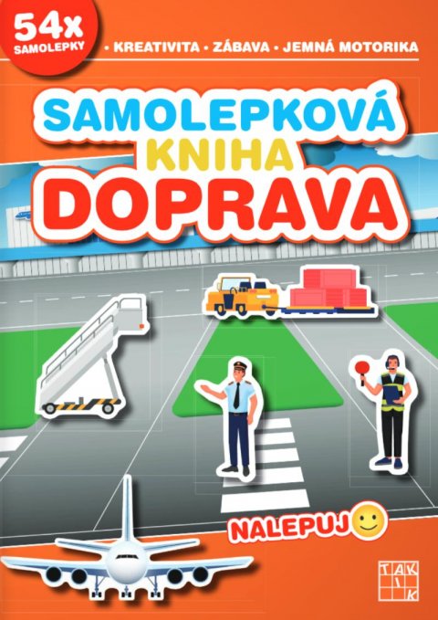 neuveden: Samolepková kniha Doprava - Nalepuj
