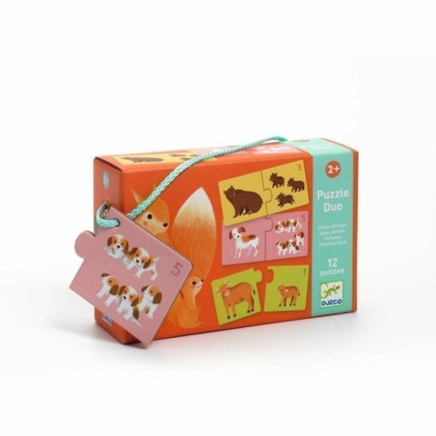 neuveden: DJECO Duo puzzle Počítání se zvířátky