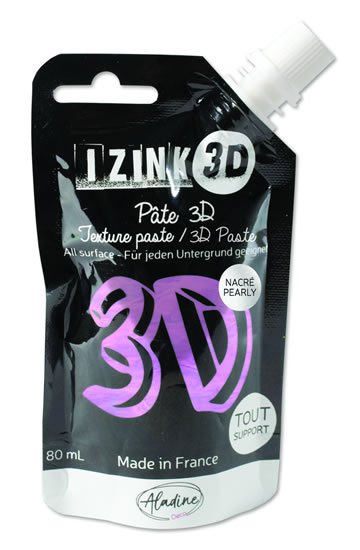 neuveden: Reliéfní pasta 3D IZINK - amethyst, perleťová fialová, 80 ml neuveden: Reliéfní pasta 3D IZINK - amethyst, perleťová fialová, 80 ml