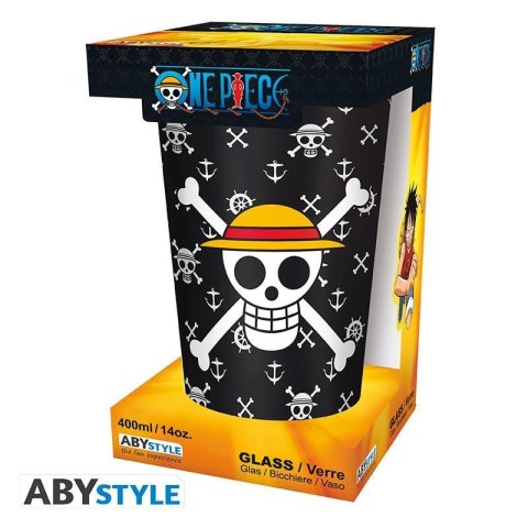 neuveden: One Piece Sklenice - Luffy 400 ml
