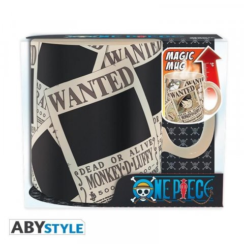 neuveden: One Piece Wanted Hrnek keramický měnící 460 ml