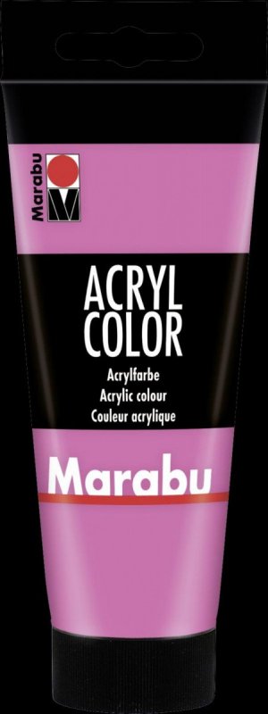 neuveden: Marabu Acryl Color akrylová barva - růžová 100 ml