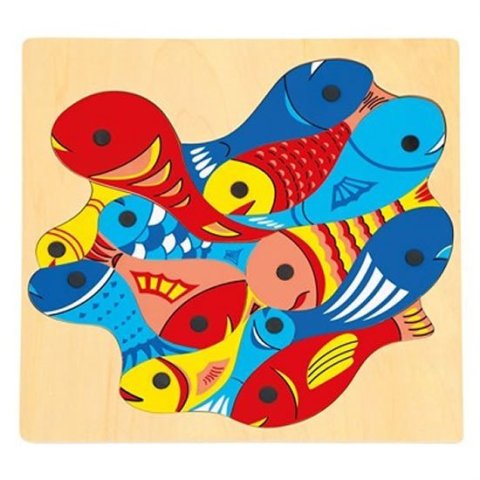 neuveden: Puzzle Rybičky s udičkou: Magnetická hra Aquari