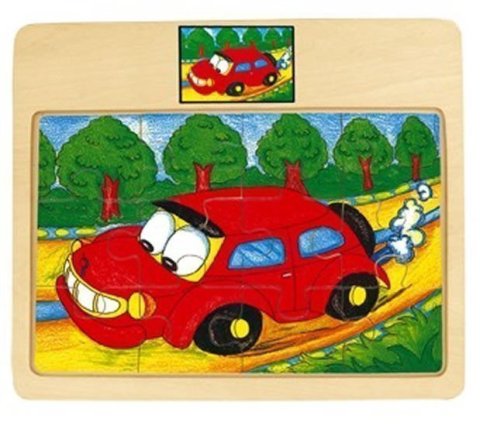 neuveden: Puzzle na desce - auto - Tori