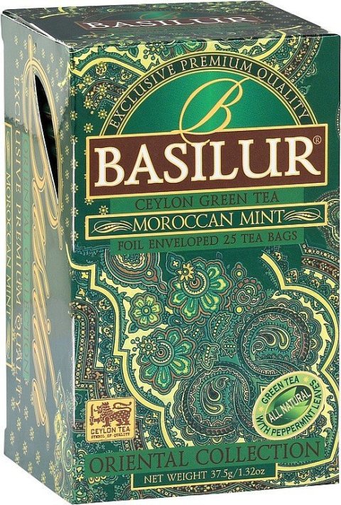 neuveden: BASILUR Orient Moroccan Mint přebal 25x1,5g
