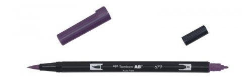 neuveden: Tombow Oboustranný štětcový fix ABT - dark plum