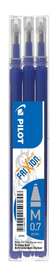 neuveden: PILOT náplň FriXion 07 modrá-sada 3ks neuveden: PILOT náplň FriXion 07 modrá-sada 3ks
