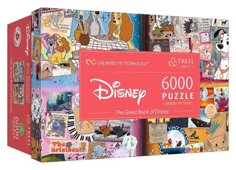 neuveden: Puzzle UFT: Velká kniha Disney 6000 dílků