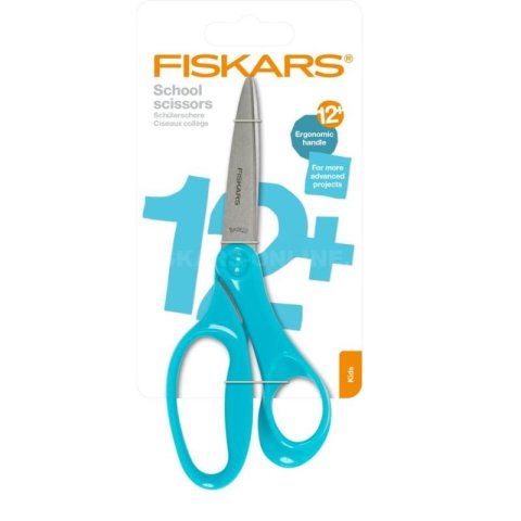 neuveden: Fiskars Školní nůžky 18 cm, světle modrá