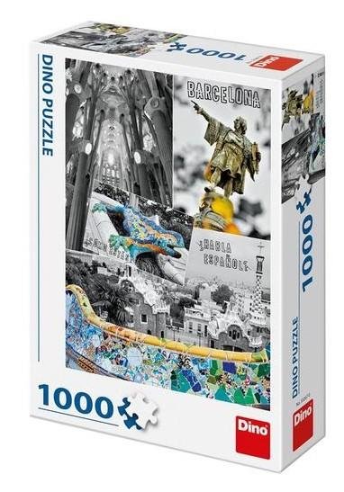 neuveden: Puzzle Barcelona koláž 1000 dílků