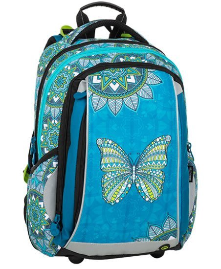 neuveden: Bagmaster Dívčí školní batoh MERCURY 9 B TURQUOISE/WHIT neuveden: Bagmaster Dívčí školní batoh MERCURY 9 B TURQUOISE/WHIT