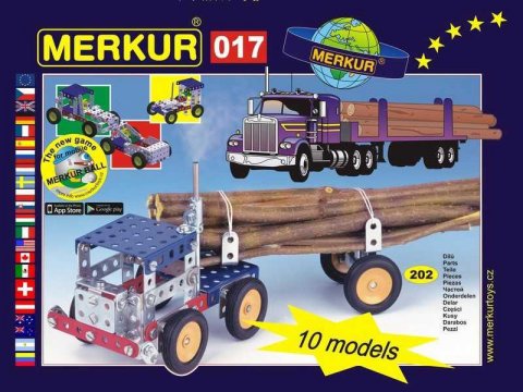 neuveden: Merkur 017 Kamión, 202 dílů, 10 modelů