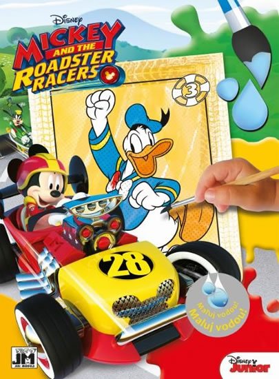 neuveden: Mickey a závodníci - Maluj vodou!