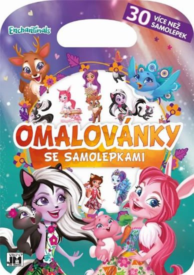 neuveden: Enchantimal - Omalovánky se samolepkami