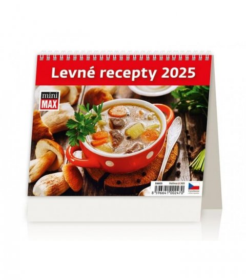 neuveden: Kalendář stolní 2025 - MiniMax Levné recepty