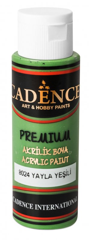 neuveden: Akrylová barva Cadence Premium - zelená / 70 ml