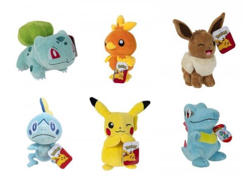 neuveden: Pokémon Plyšák 22 cm - mix motivů