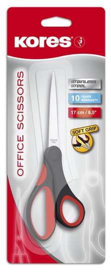 neuveden: Kores Univerzální nůžky, soft úchop 170 mm neuveden: Kores Univerzální nůžky, soft úchop 170 mm