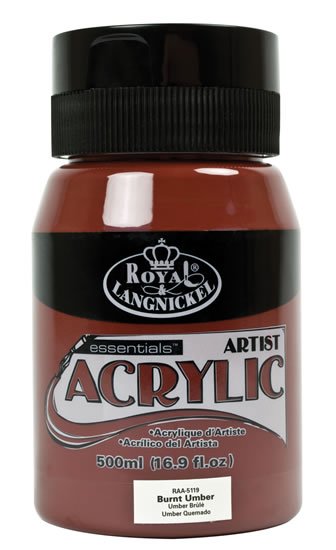 neuveden: Royal & Langnickel Akrylová barva 500ml BURNT UMBER neuveden: Royal & Langnickel Akrylová barva 500ml BURNT UMBER