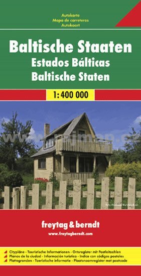 neuveden: AK 8101 Baltské státy 1:400 000 / automapa