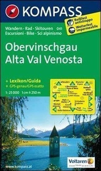 neuveden: Obervinschgau,Alta Val Venosta 041 / 1:25T KOM