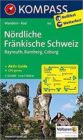 neuveden: Nördliche Fränkische Schweiz 165 NKOM 1:50T
