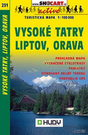 neuveden: SC 231 Vysoké Tatry, Liptov, Orava 1:100 000