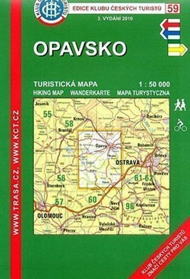 neuveden: KČT 59 - Opavsko/turistická mapa