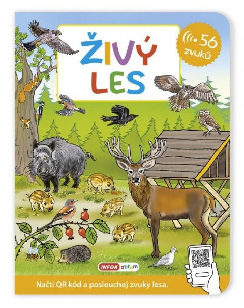 neuveden: Živý les - 56 zvuků s QR kódy