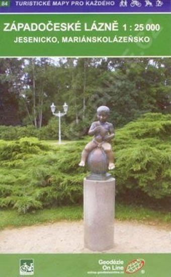 neuveden: Západočeské lázně 1:25T /84 Turistické mapy pro každého