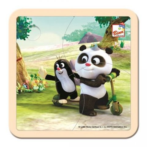 neuveden: Krtek a Panda: Koloběžka/puzzle, 4 dílky neuveden: Krtek a Panda: Koloběžka/puzzle, 4 dílky