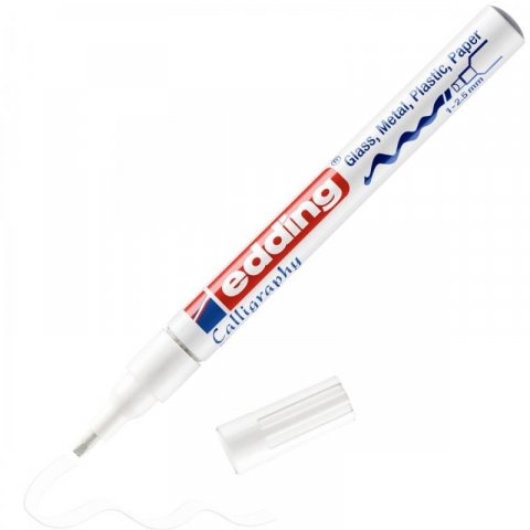 neuveden: Edding Lakový popisovač 753 kaligrafický - bílý