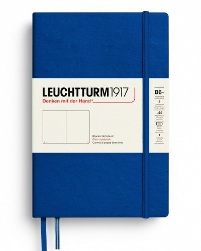 -: Zápisník Indigo, Paperback B6+, 219l, čistý