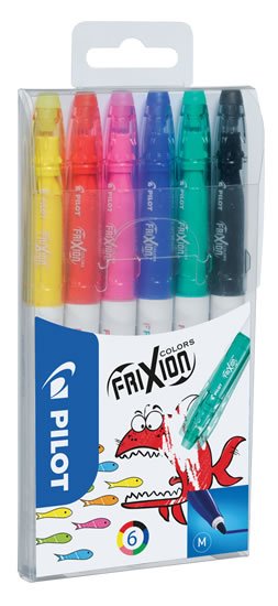 neuveden: PILOT FriXion Colors, fix, sada 6 barev neuveden: PILOT FriXion Colors, fix, sada 6 barev