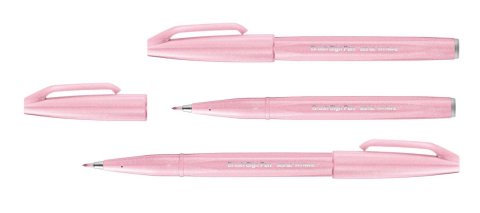 neuveden: Popisovač Pentel Brush Sign Pen - světle růžový