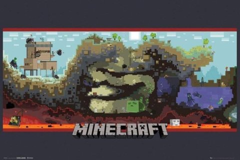 neuveden: Minecraft Plakát Maxi: Underground 91,5 x 61 cm