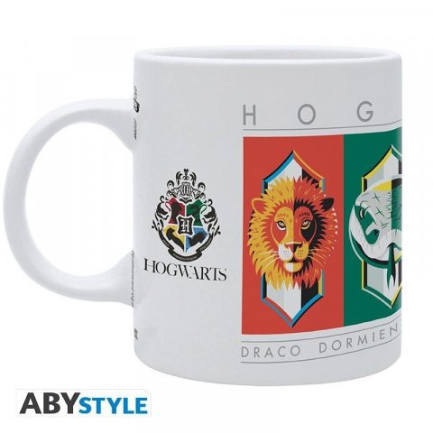 neuveden: Harry Potter Keramický hrnek 320 ml - House Crests Simple