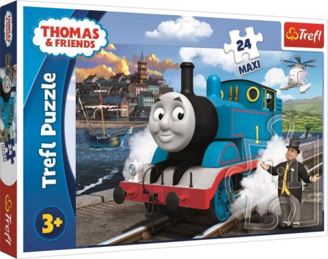 neuveden: Trefl Puzzle Mašinka Tomáš / 24 dílků MAXI