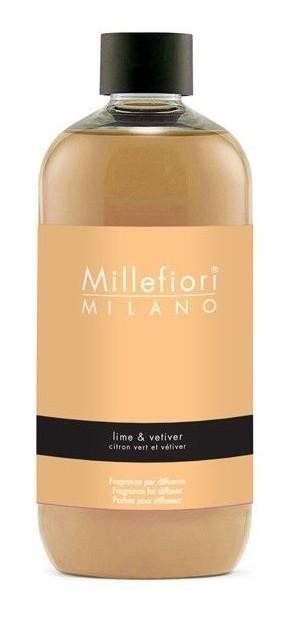 neuveden: Millefiori Milano Lime & Vetiver / náplň do difuzéru 500ml