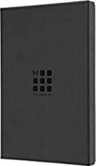 neuveden: Moleskine: Zápisník kožený tvrdý linkovaný černý L