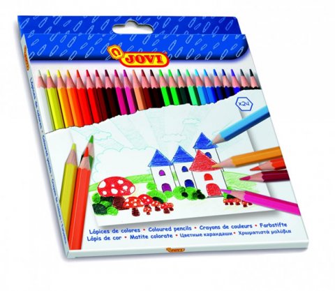 neuveden: JOVI dřevěné pastelky 24 ks neuveden: JOVI dřevěné pastelky 24 ks