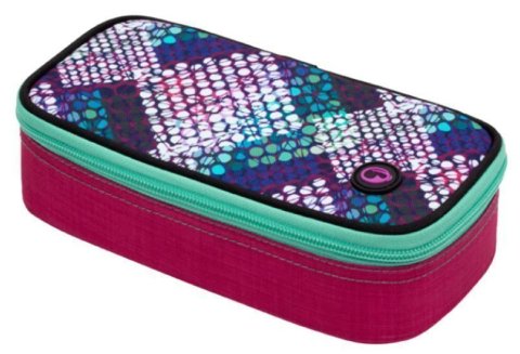 neuveden: Bagmaster Školní penál CASE THEORY 20 A PINK/TURQUOISE/WHITE