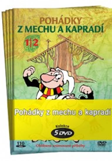Smetana Zdeněk: Pohádky z mechu a kapradí - kolekce 5 DVD