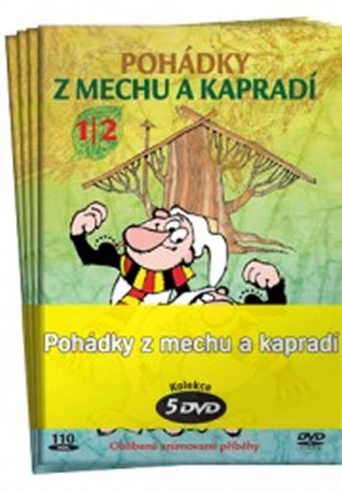 Smetana Zdeněk: Pohádky z mechu a kapradí - kolekce 5 DVD Smetana Zdeněk: Pohádky z mechu a kapradí - kolekce 5 DVD