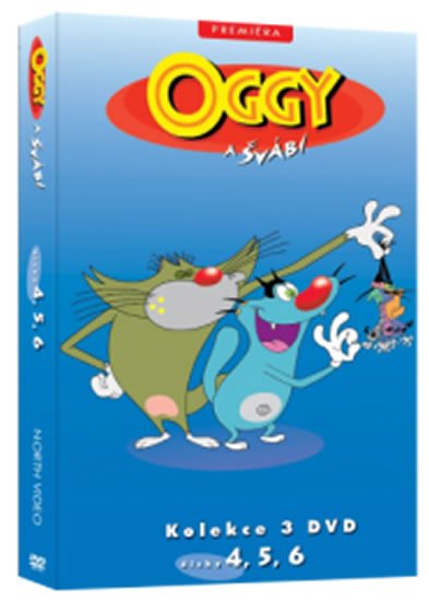 neuveden: Oggy a švábi 4 - 6 / kolekce 3 DVD neuveden: Oggy a švábi 4 - 6 / kolekce 3 DVD