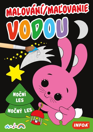 neuveden: Malování / Maľovanie vodou - Noční les / Nočný les