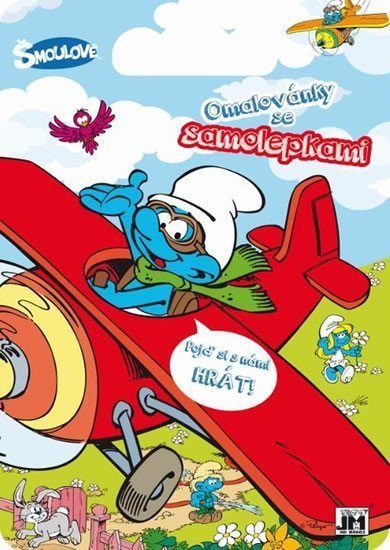 neuveden: Šmoulové - Omalovánky se samolepkami