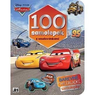 neuveden: Auta - 100 samolepek s omalovánkami